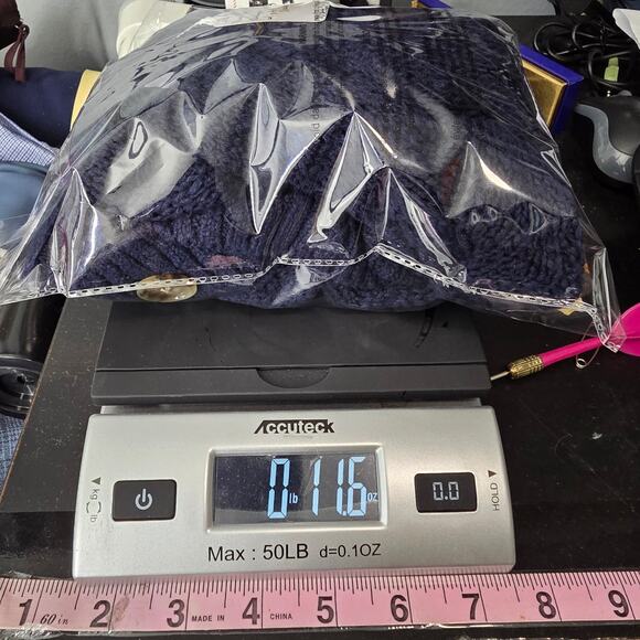 LOFT WOMEN'S NAVY BLUE KNIT BUTTON CARDIGAN – SIZE XS – COTTON BLEND – TEXTURED - Picture 13 of 13